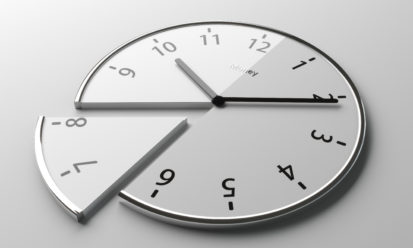 Sliced clock