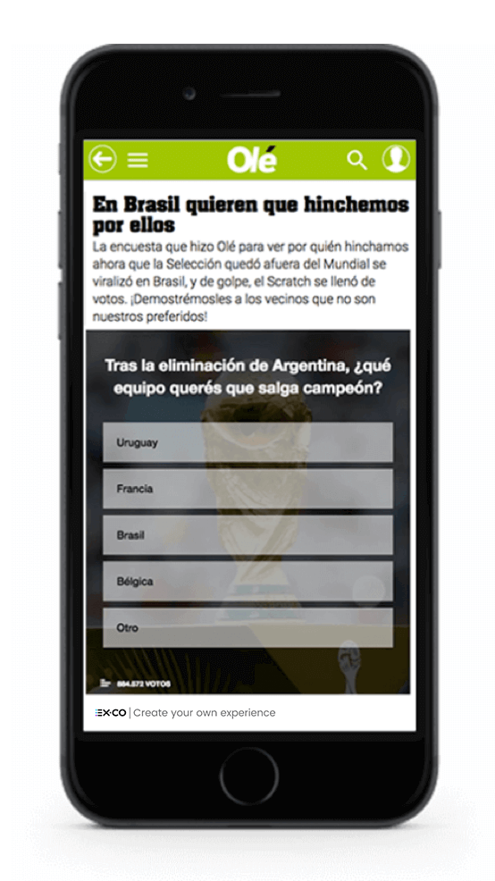 World cup case study mobile image