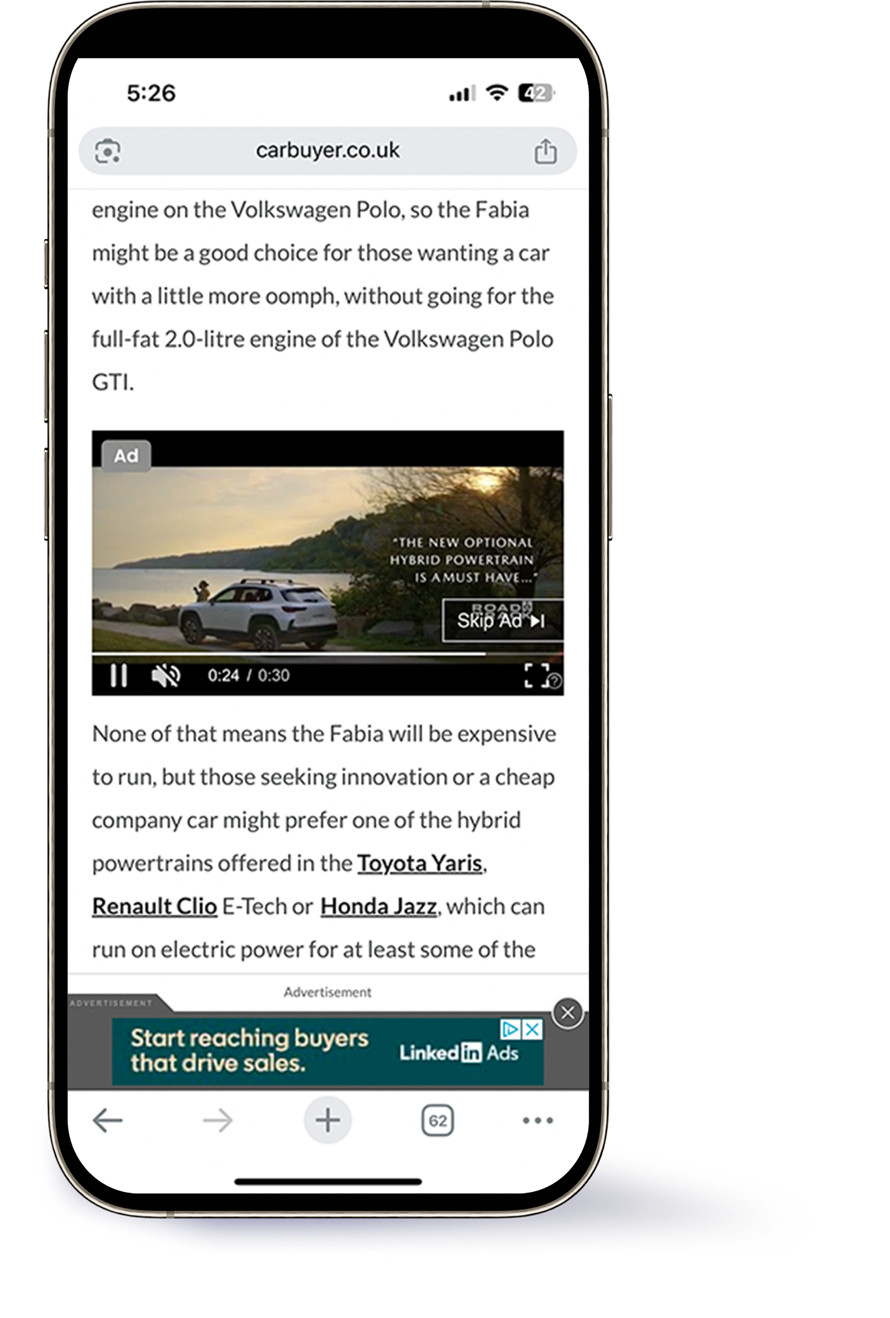 Carwow mobile